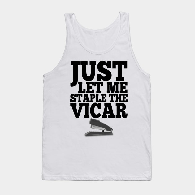 Misheard Lyrics - Staple the Vicar Tank Top by Ireland